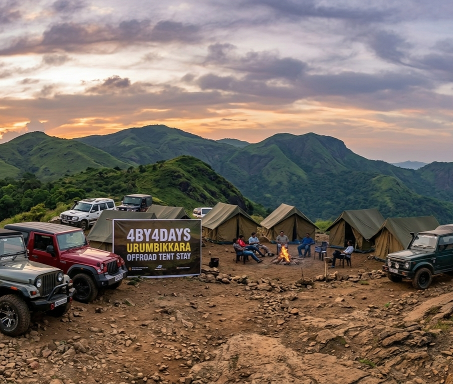 URUMBIKKARA TENT CAMPING TRIP  Saturday, 21st March